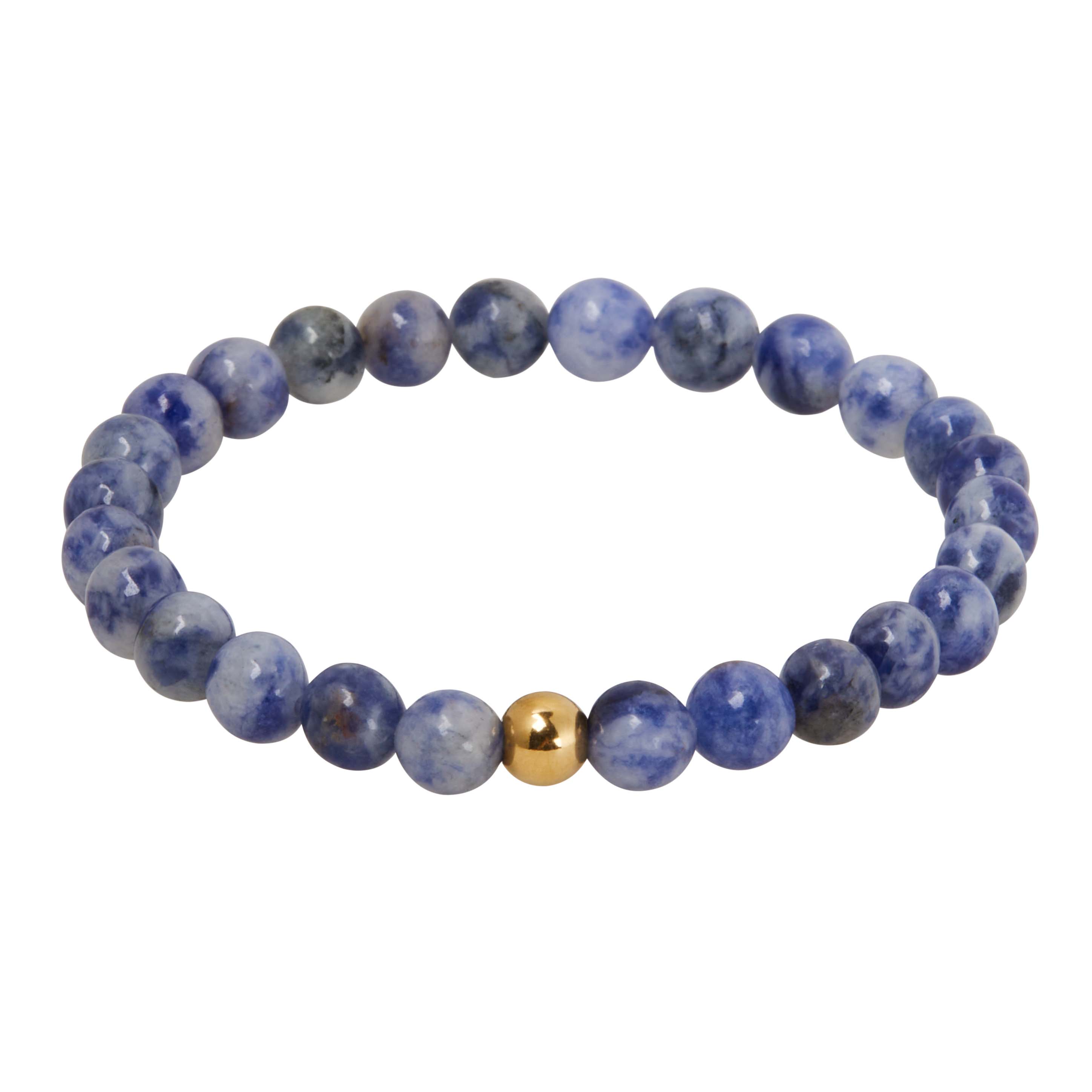Bracelet-"Stones of nature"-blue sodalite