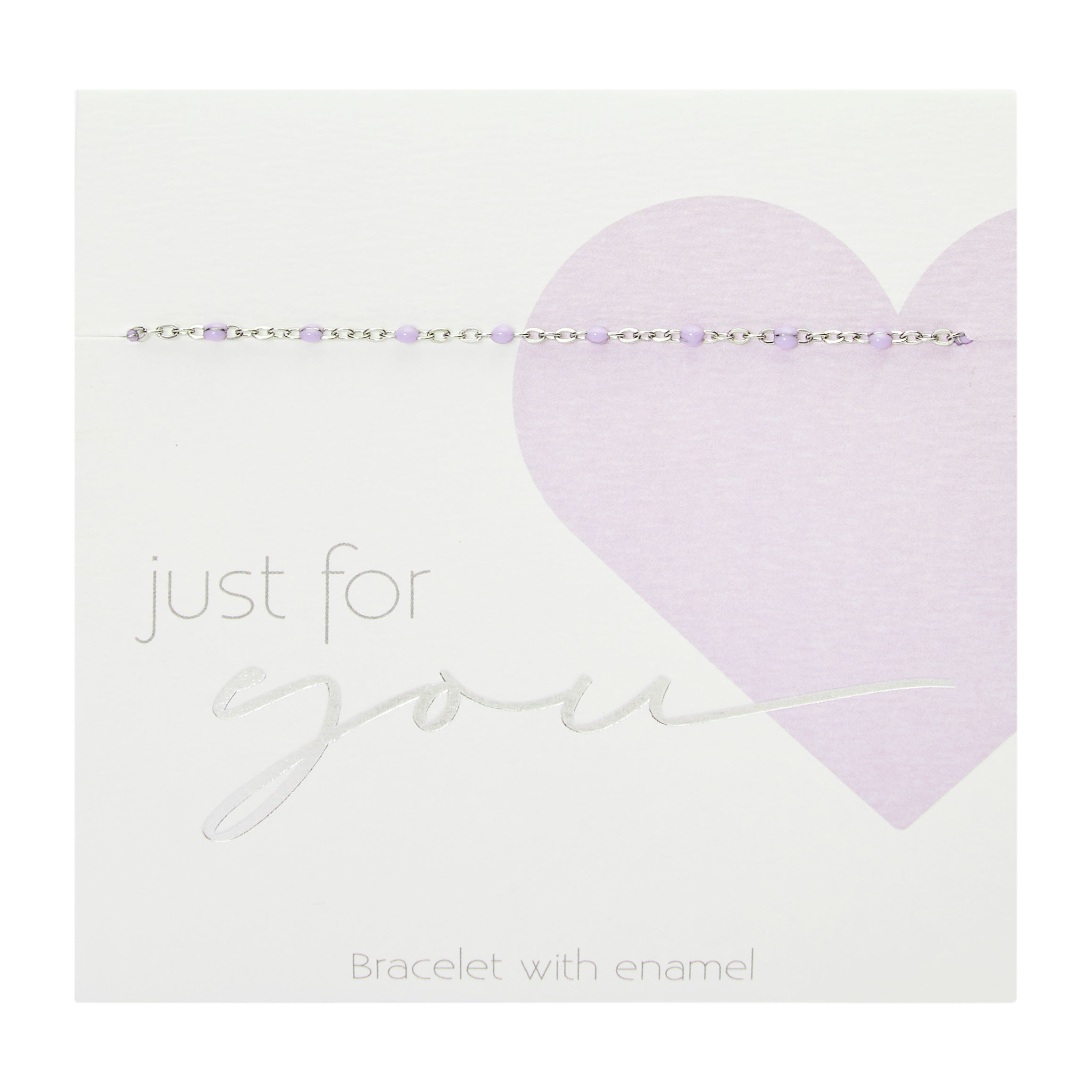 Bracelet-"Just for you"-purple