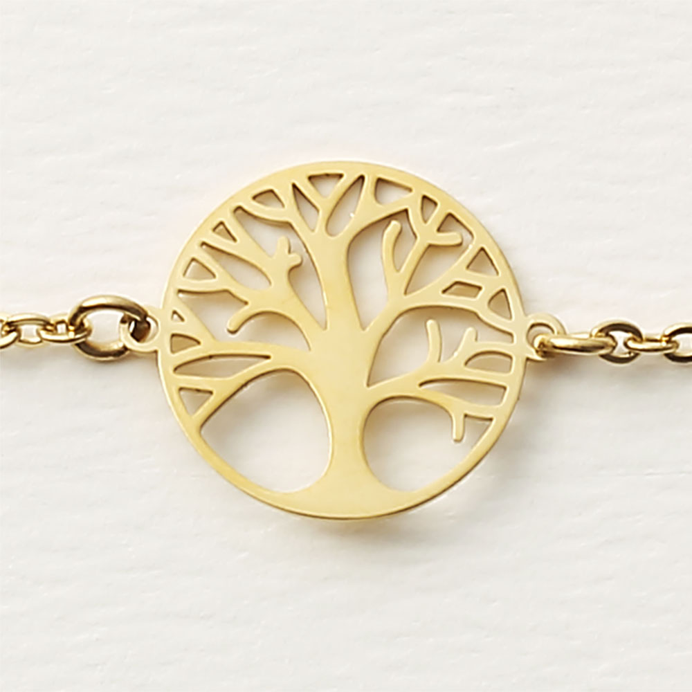 Armband - vergoldet - Baum des Lebens