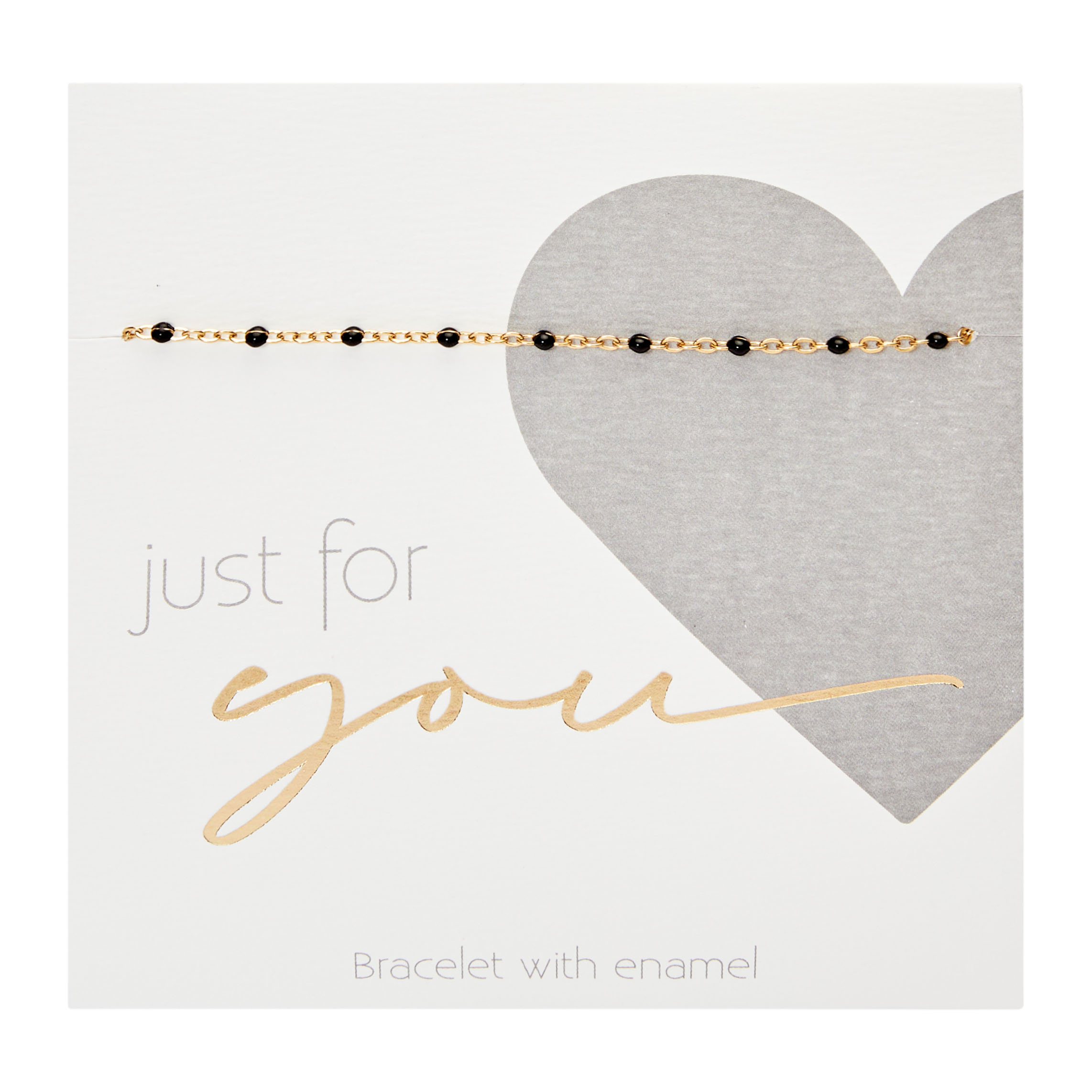 Bracelet-"Just for you"-black