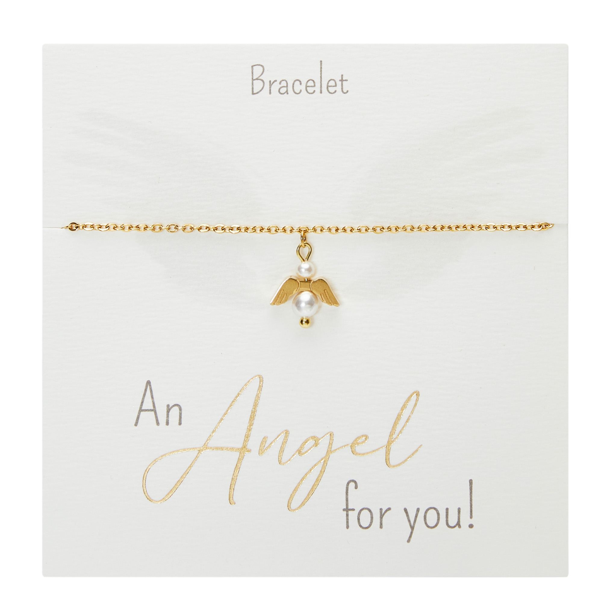 Armband - "An Angel for you" - vergoldet