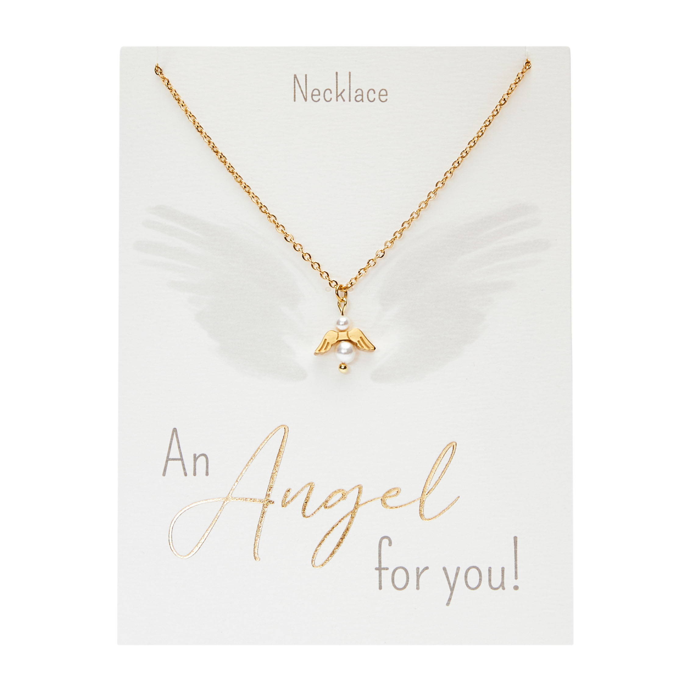 Halskette - "An Angel for you" - vergoldet