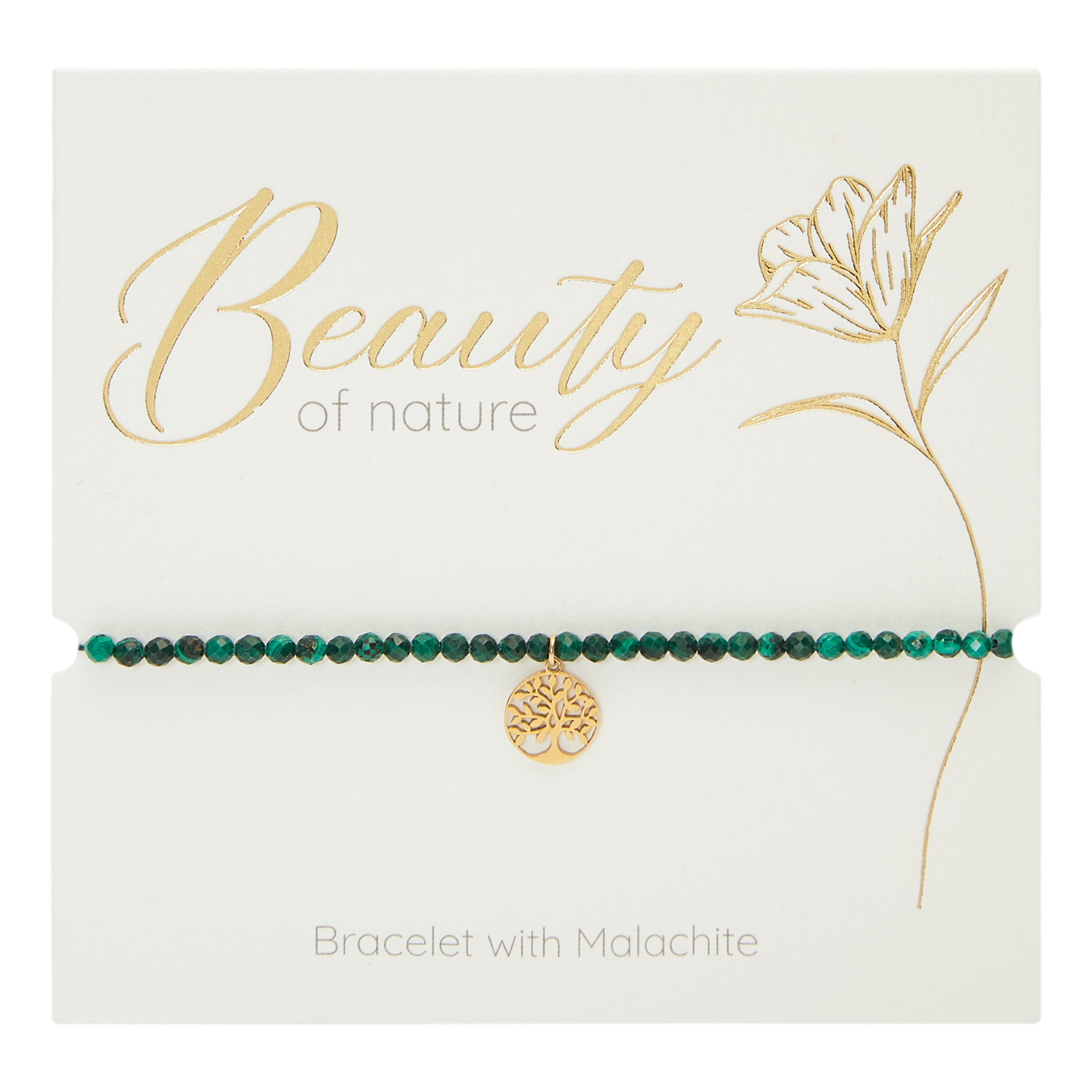 Bracelet-"Beauty of nature"-malachite