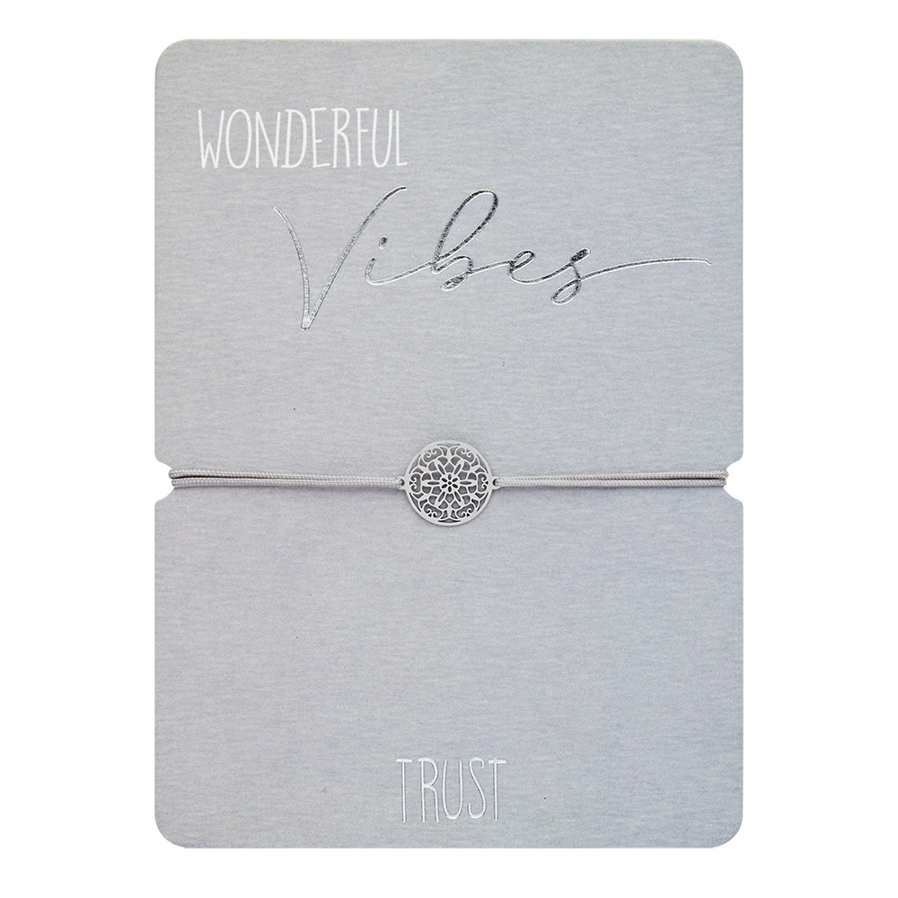 Bracelet - "Wonderful Vibes" - Stainless Steel - Trust